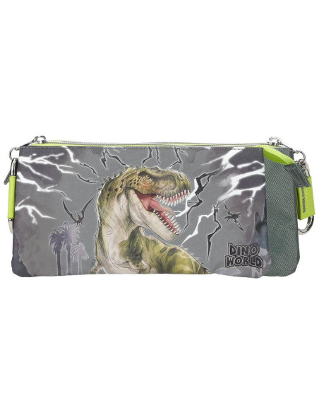 Dino world trousse à compartiment reflector