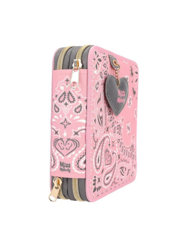 Miss melody trousse 2 compartiments avec pendentif bandana