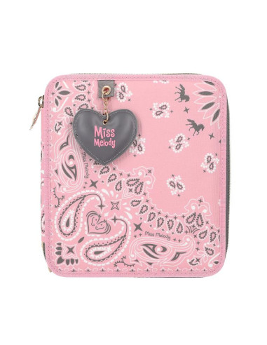 Miss melody trousse 2 compartiments avec pendentif bandana