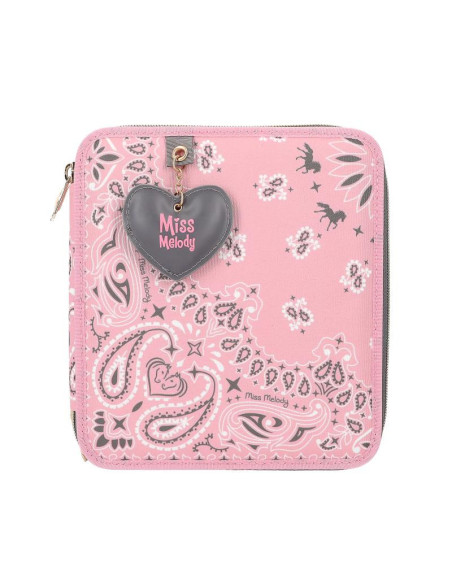 Miss melody trousse 2 compartiments avec pendentif bandana