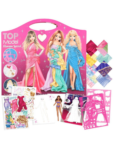 Topmodel album à colorier create your glamour special