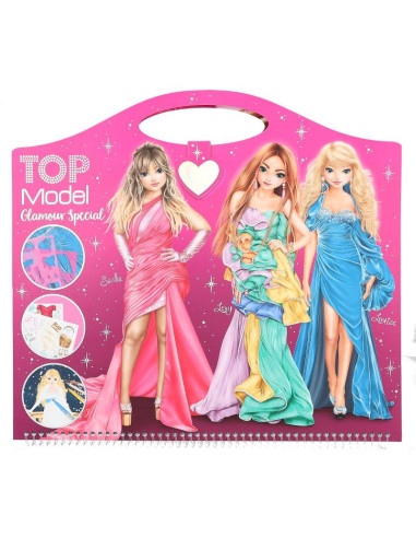 Topmodel album à colorier create your glamour special