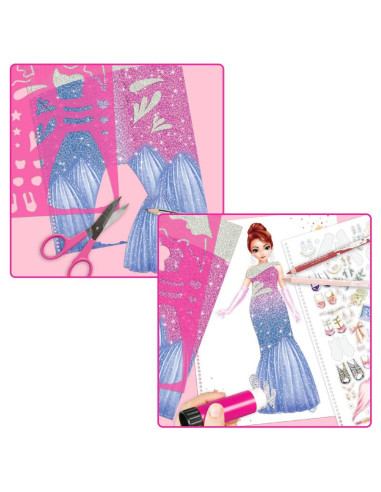 Topmodel album à colorier create your glamour special
