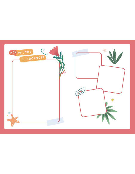 Ma papeterie créative - mon carnet secret des vacances