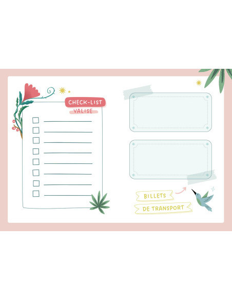 Ma papeterie créative - mon carnet secret des vacances