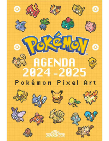 Agenda Pokémon 2024-2025 Pixels - Edition Collector pour Fans