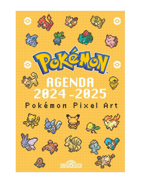 Agenda Pokémon 2024-2025 Pixels - Edition Collector pour Fans