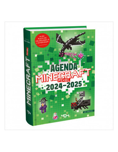 Agenda minecraft pixel - 2024-2025 