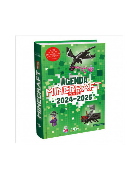 Agenda minecraft pixel - 2024-2025 