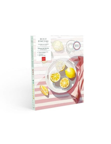 Coffret peinture au numéro - Citrons de Menton par La Petite Epicerie
