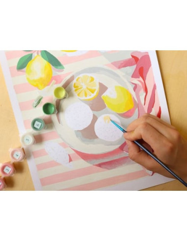 Coffret peinture au numéro - Citrons de Menton par La Petite Epicerie