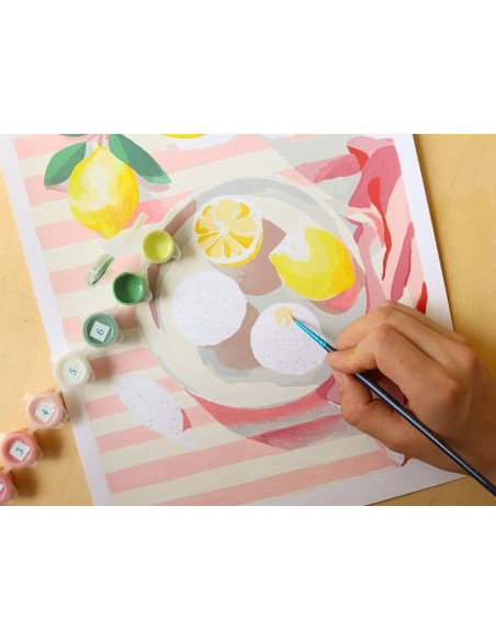 Coffret peinture au numéro - Citrons de Menton par La Petite Epicerie