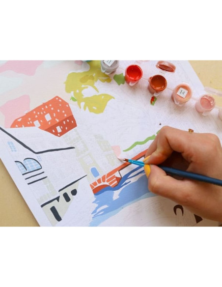  Coffret peinture au numéro - La Petite France par Camille Clerc - La petite épicerie