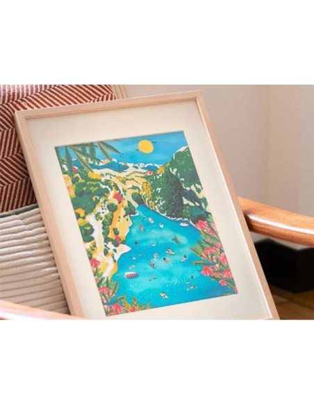 Coffret peinture au numéro - Les Gorges du Verdon par Nolwenn Studio - La petite épicerie