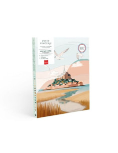 Coffret peinture au numéro - Mont Saint-Michel par La Petite Epicerie