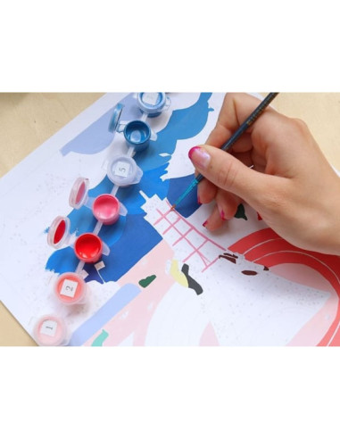 Coffret peinture au numéro - Multi Sports par Anna Fedoseeva
