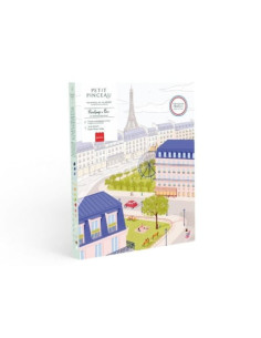 Coffret peinture au numéro - Un printemps à Paris par Mabel Sorrentino - La petite épicerie