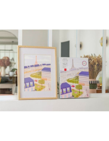 Coffret peinture au numéro - Un printemps à Paris par Mabel Sorrentino - La petite épicerie