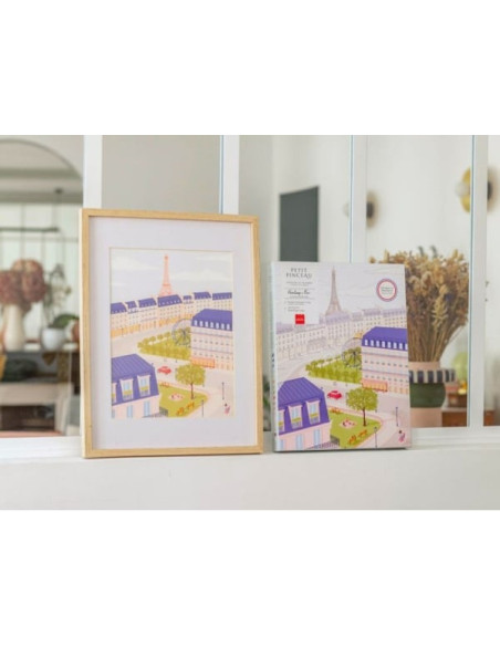 Coffret peinture au numéro - Un printemps à Paris par Mabel Sorrentino - La petite épicerie