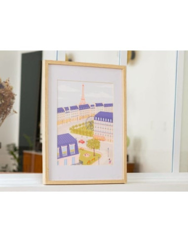 Coffret peinture au numéro - Un printemps à Paris par Mabel Sorrentino - La petite épicerie