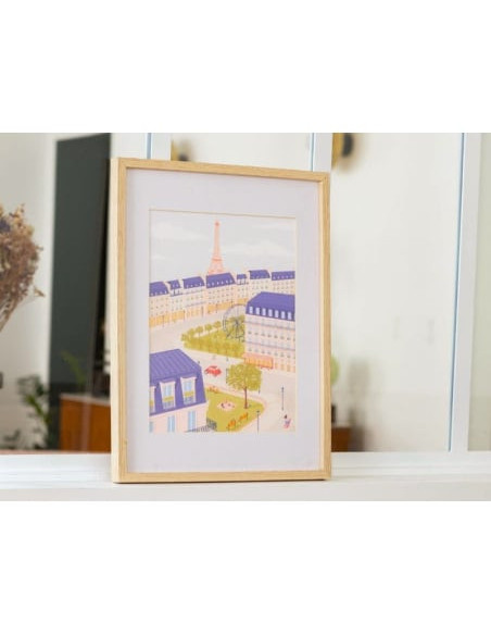 Coffret peinture au numéro - Un printemps à Paris par Mabel Sorrentino - La petite épicerie