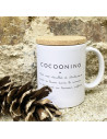 Mug avec son couvercle en liège "Cocooning" - Marcel & Lily