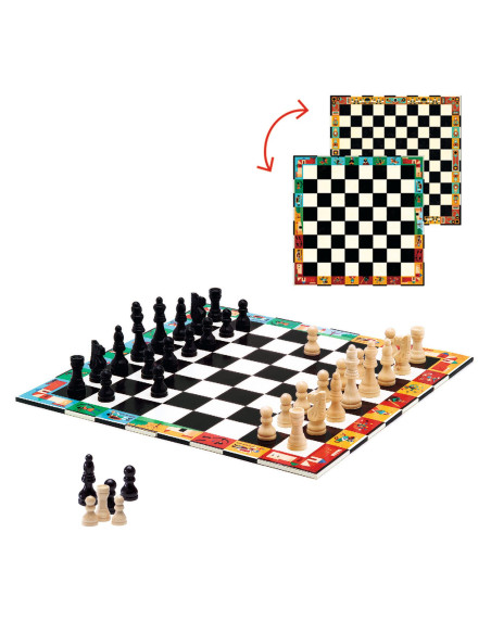 Jeu classique - echecs et dames - djeco