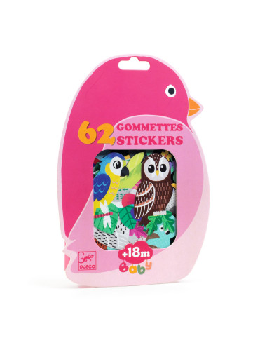 Grosses gommettes - oiseaux