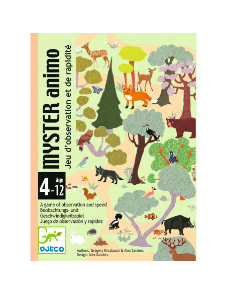 Jeu de cartes - myster animo - djeco