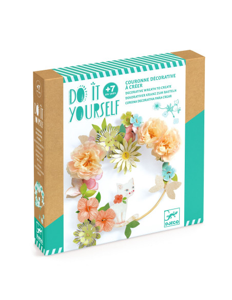 Couronne deco diy - dalia - djeco