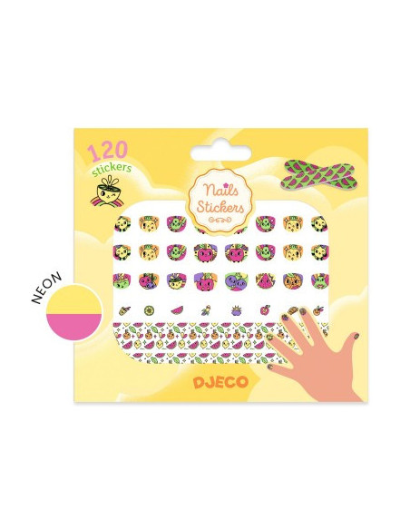 Nails stickers - peps - djeco