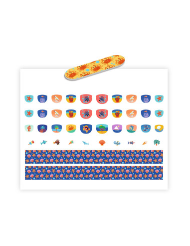 Nails stickers - méditerranée - djeco