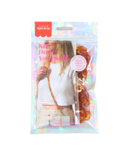 Kit diy chaîne de téléphone - maillons ambre & doré - la petite épicerie