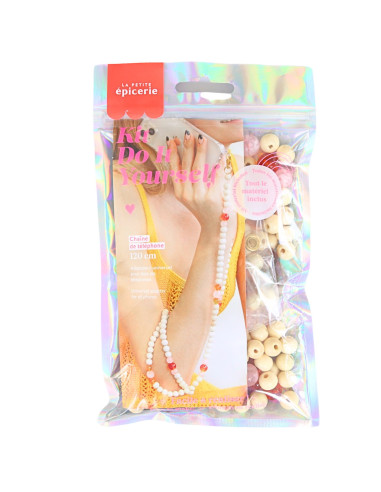 Kit diy chaîne de téléphone - perles boho chic - la petite épicerie