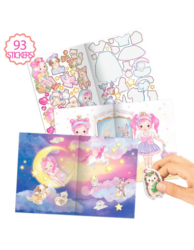 Princesse Mimi Album autocollants Puffy