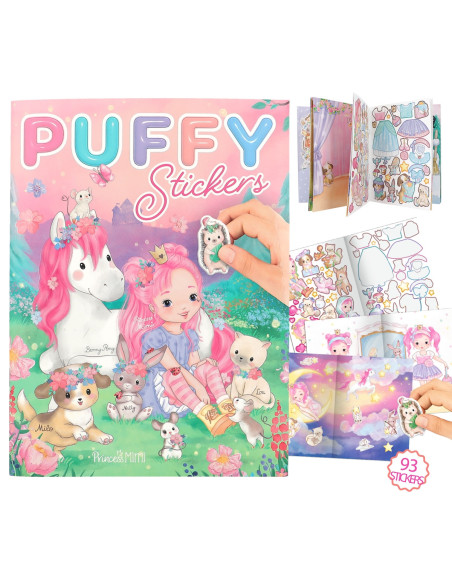 Princesse Mimi Album autocollants Puffy