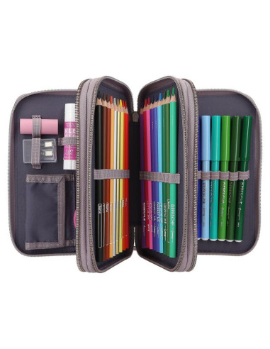 Miss melody trousse 3 compartiments led nymphéas