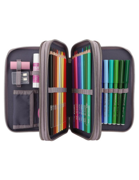 Miss melody trousse 3 compartiments led nymphéas