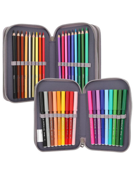 Miss melody trousse 3 compartiments led nymphéas