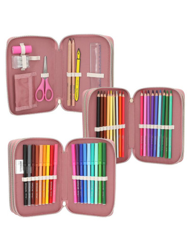 Topmodel trousse 3 compartiments velo fleur