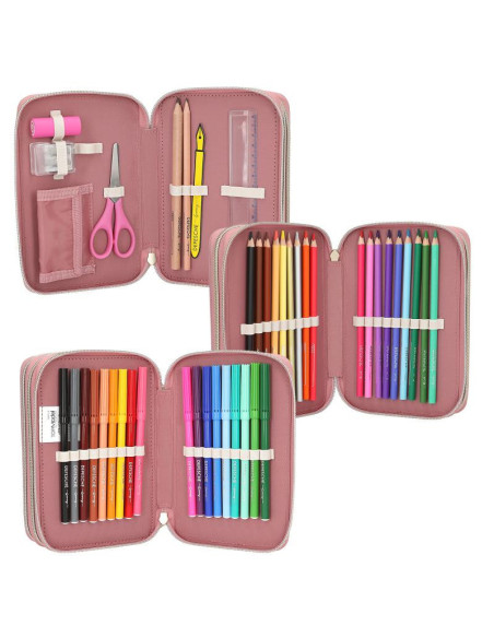 Topmodel trousse 3 compartiments velo fleur