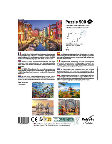 Puzzle 500 p xl - burano - italie