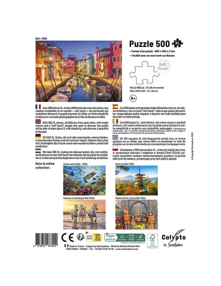 Puzzle 500 p xl - burano - italie