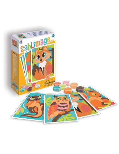 Mini sablimage - animaux des bois