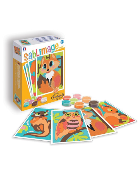 Mini sablimage - animaux des bois