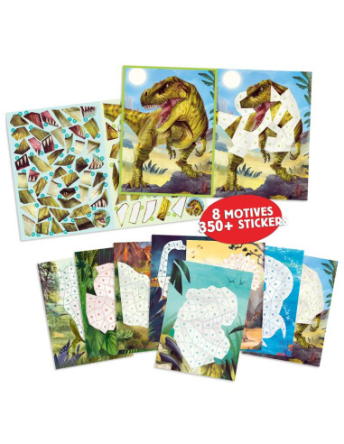 Dino World Number Stickers