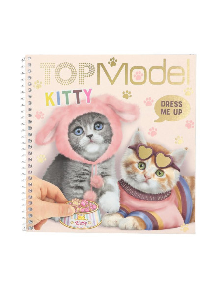 Topmodel dress me up album autocollants kitty