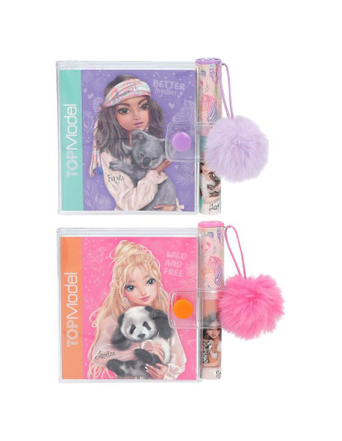 Topmodel mini bloc-notes avec stylo wild