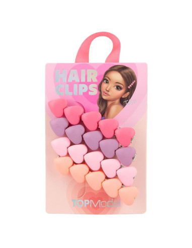 Topmodel pinces à cheveux avec coeurs beauty et me