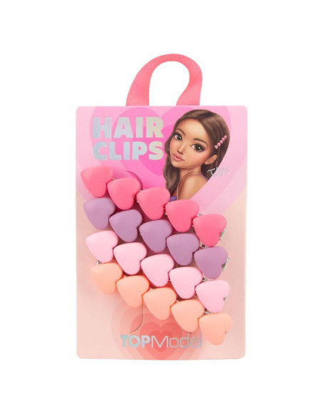 Topmodel pinces à cheveux avec coeurs beauty et me